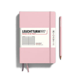 LEUCHTTURM1917 HC Notebook, Medium (A5), 251 p., Ruled - Powder Pink