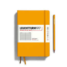LEUCHTTURM1917 HC Notebook, Medium (A5), 251 p., Ruled - Rising Sun