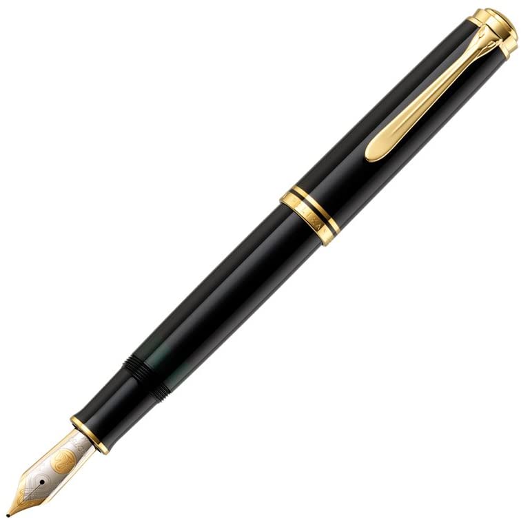 Pelikan Souverän M1000 Fountain Pen - Black and Gold