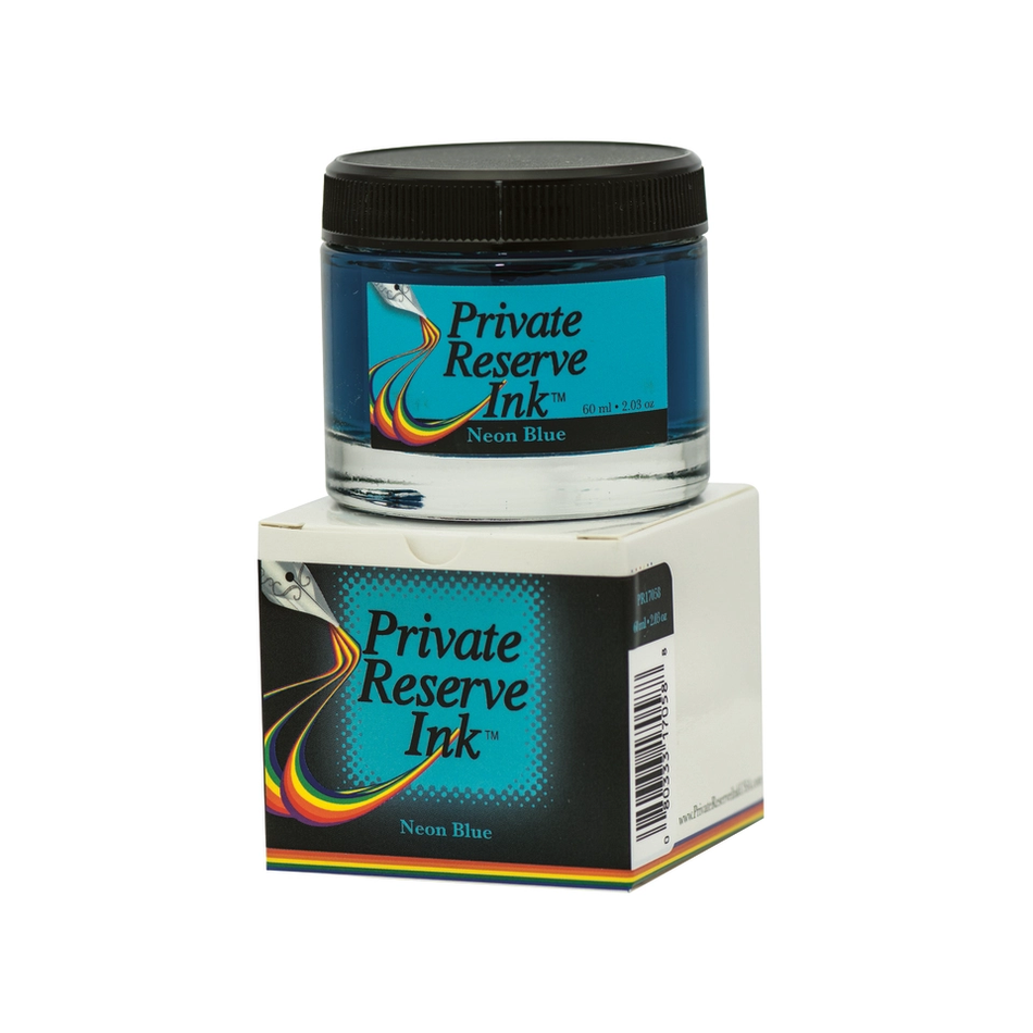 Private Reserve Fountain Pen Ink (60mL) - Neon Blue