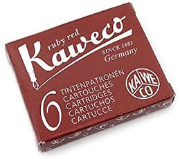 Kaweco Ink cartridges 6 pieces red