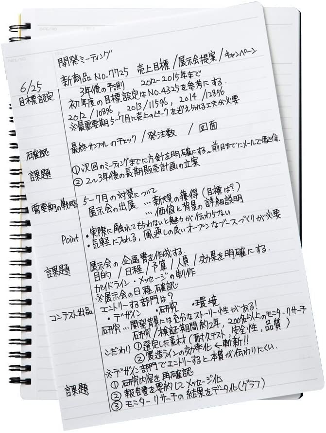 Mnemosyne Side Spiral Lined Notebooks